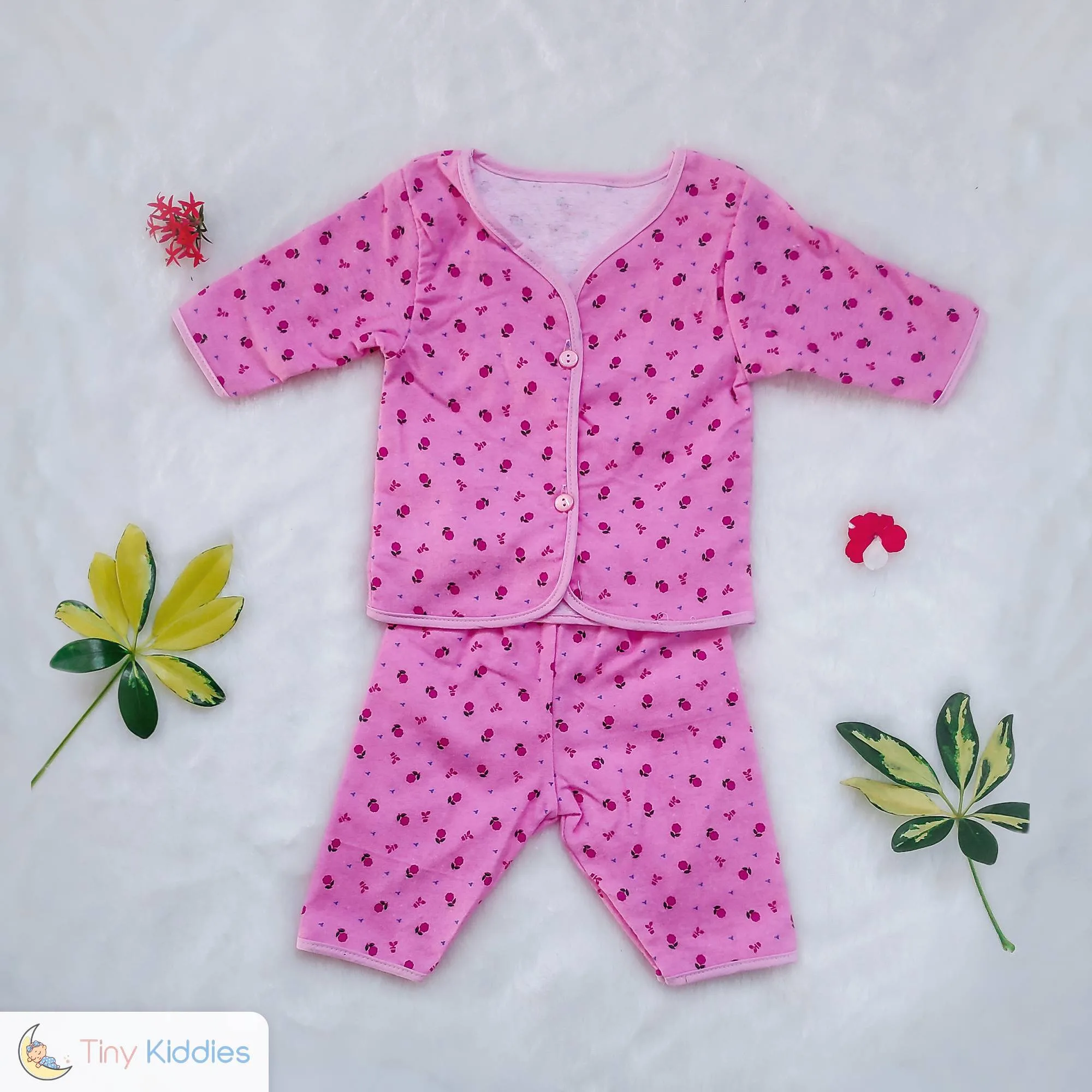 Newborn Baby Flannel Kit - pink - Tiny Kiddies - Sri Lanka