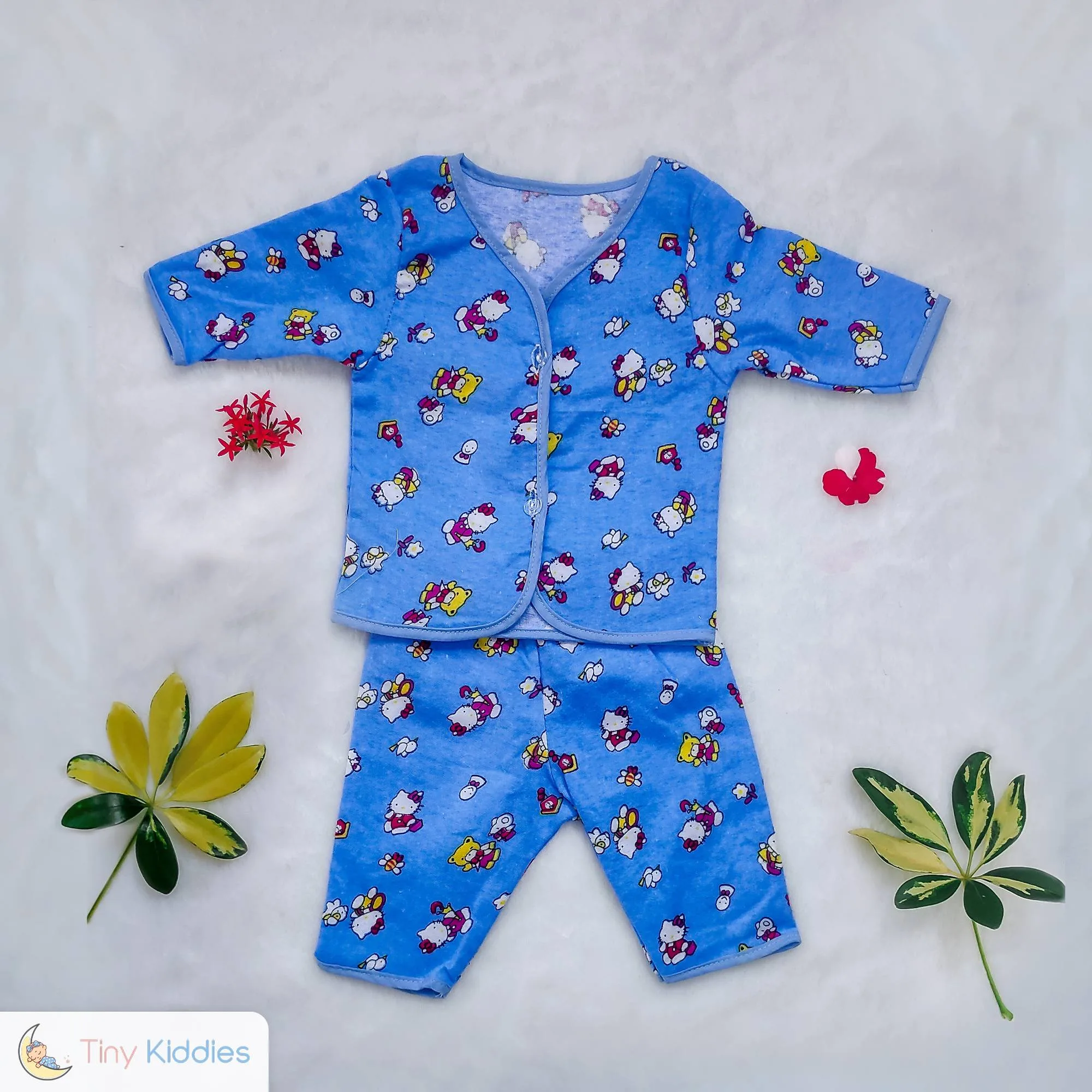 Newborn Baby Flannel Kit - blue - Tiny Kiddies - Sri Lanka