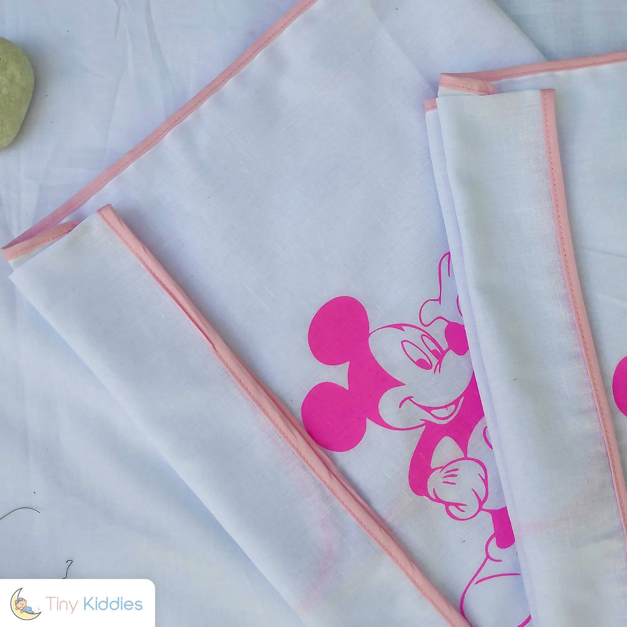 Newborn Baby Towels - Pink - Tiny Kiddies - Sri Lanka