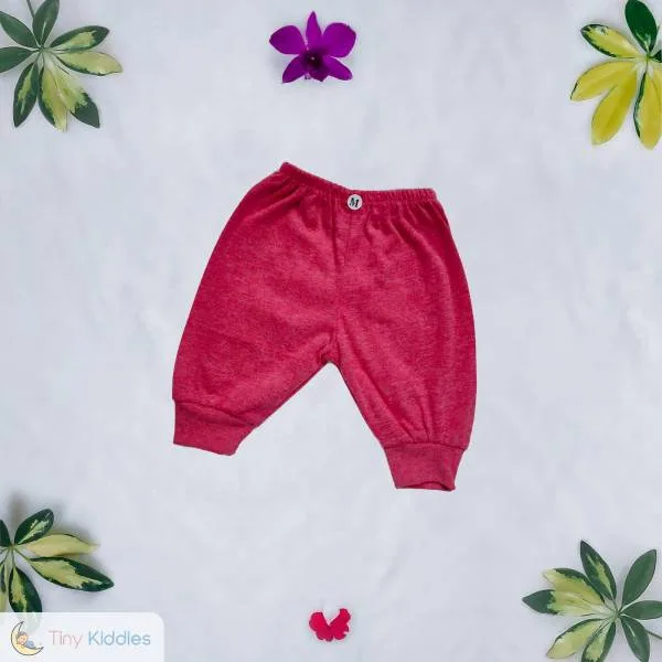 Cotton Baby Aladdin Bottom - red - Tiny Kiddies - Sri Lanka