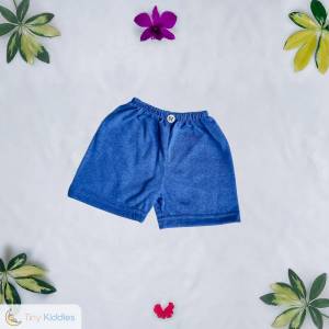 Cotton Baby Shorts - Blue - Tiny Kiddies - Sri Lanka
